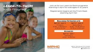 Learn to swim program at Manhattan Plaza Health Club