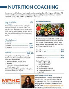 Nutrition Coaching a Manhattan Plaza Health Club