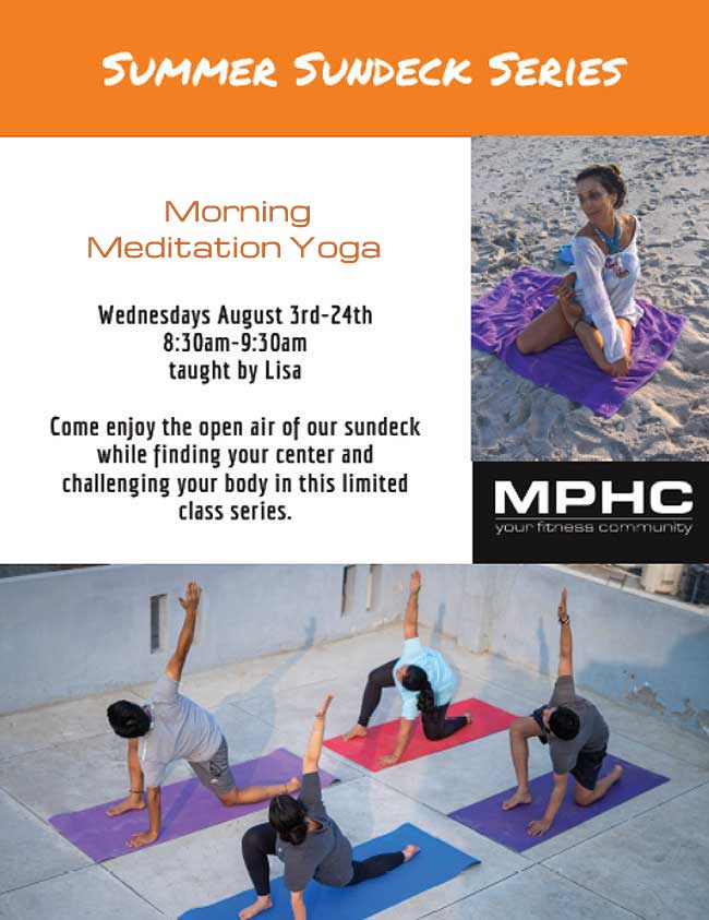 Morning Yoga Meditation at Manhattan Plaza Health Club