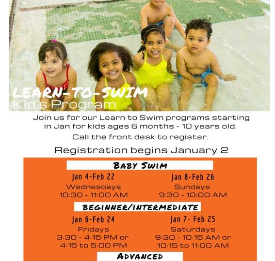 Kids Learn to Swim at Manhattan Plaza Health Club