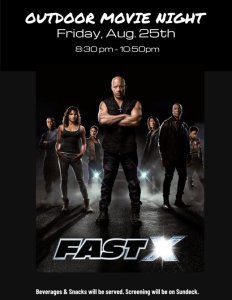 Outdoor Movie Night at Manhattan Plaza Health Club
