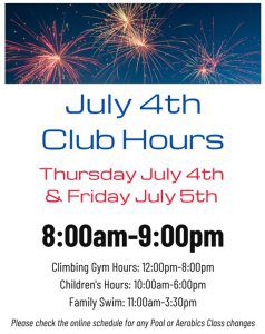 July 4th 2024 Manhattan Plaza Health Club Hours of Operation