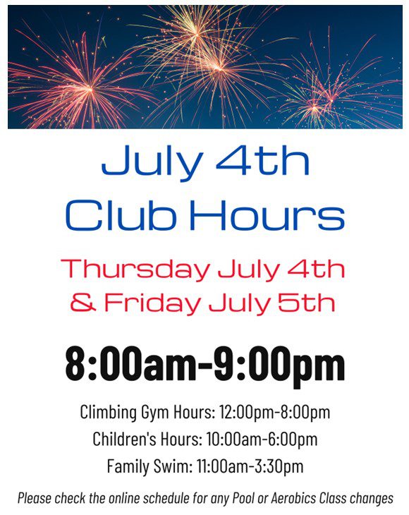 July 4th 2024 Manhattan Plaza Health Club Hours of Operation