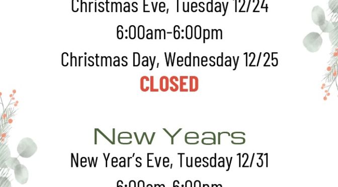 Manhattan Plaza Health Club Holiday Hours 2024