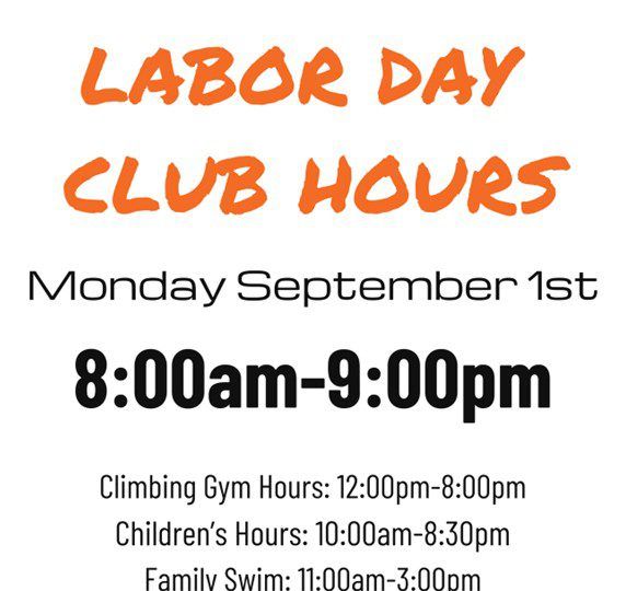 Labor Day 2025 Club Hours Manhattan Plaza Health Club