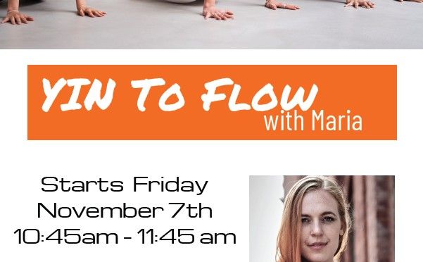 Yin to Flow with Maria at Manhattan Plaza Health Club