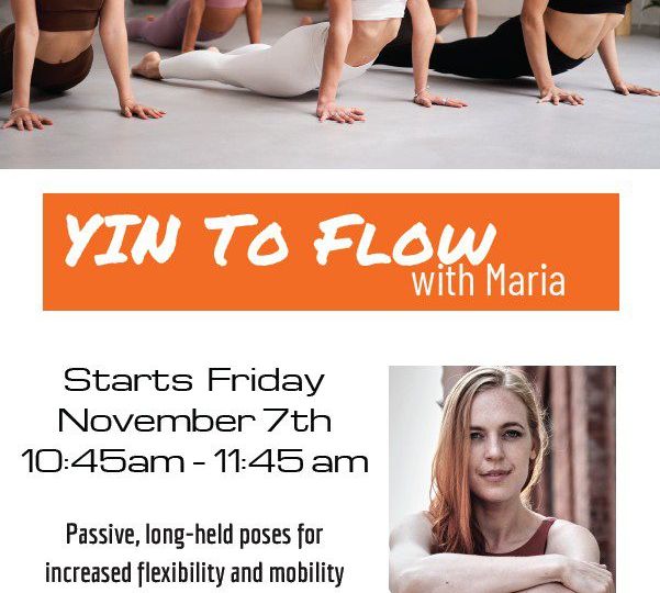 Yin to Flow with Maria at Manhattan Plaza Health Club