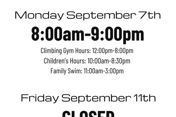 Modified Club Hours in September 2026 at Manhattan Plaza Health Club