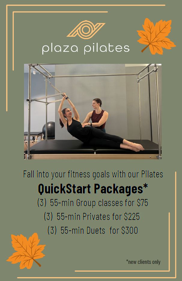 Plaza Pilates QuickStart packages offered by Manhattan Plaza Health Club NYC